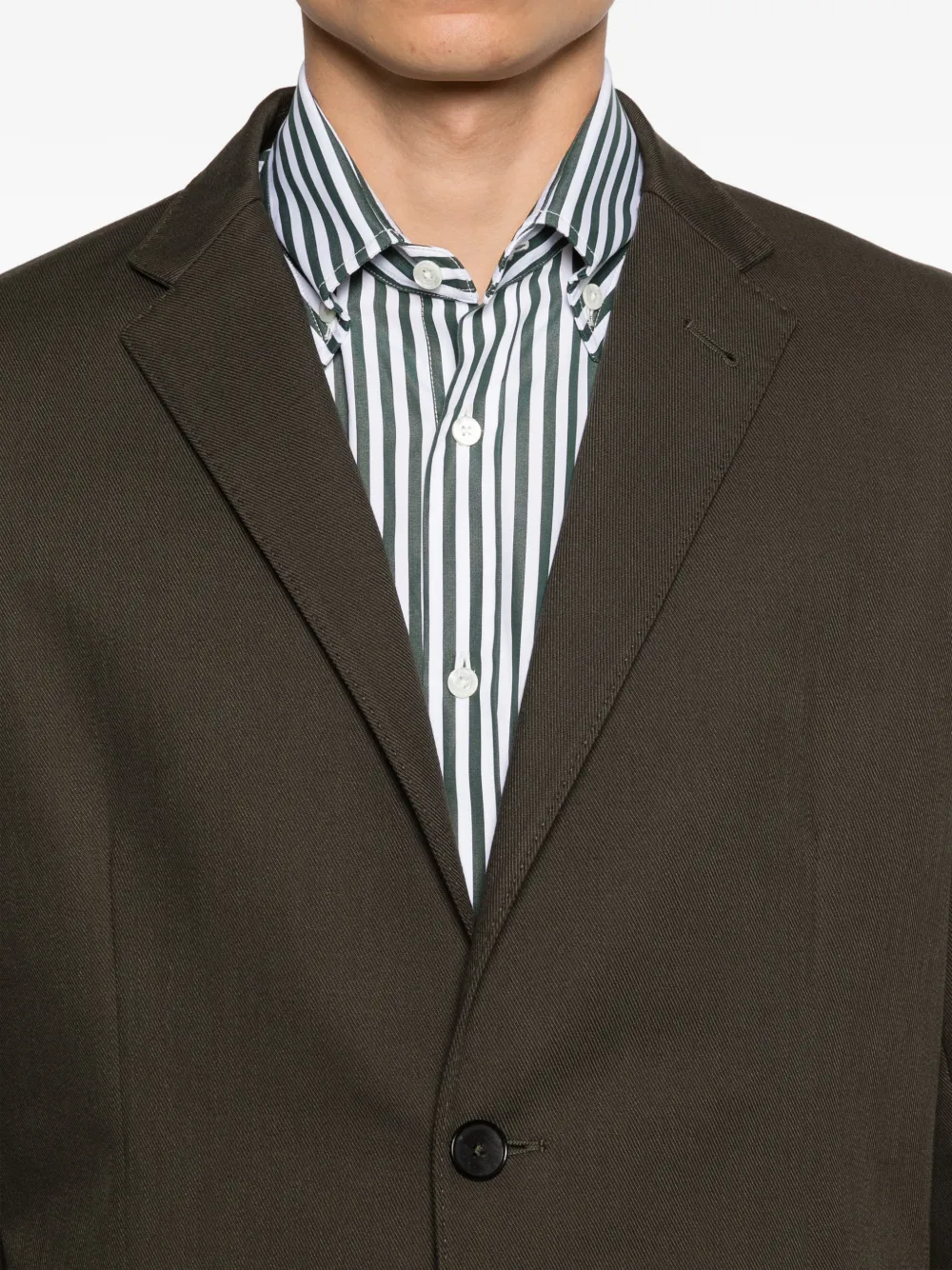 Herno Blazer met opgestikte zak Groen
