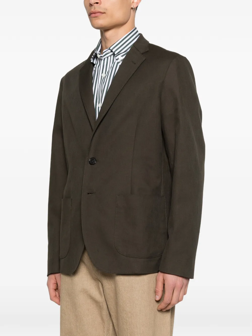  Herno Patch-pocket Blazer - Green 