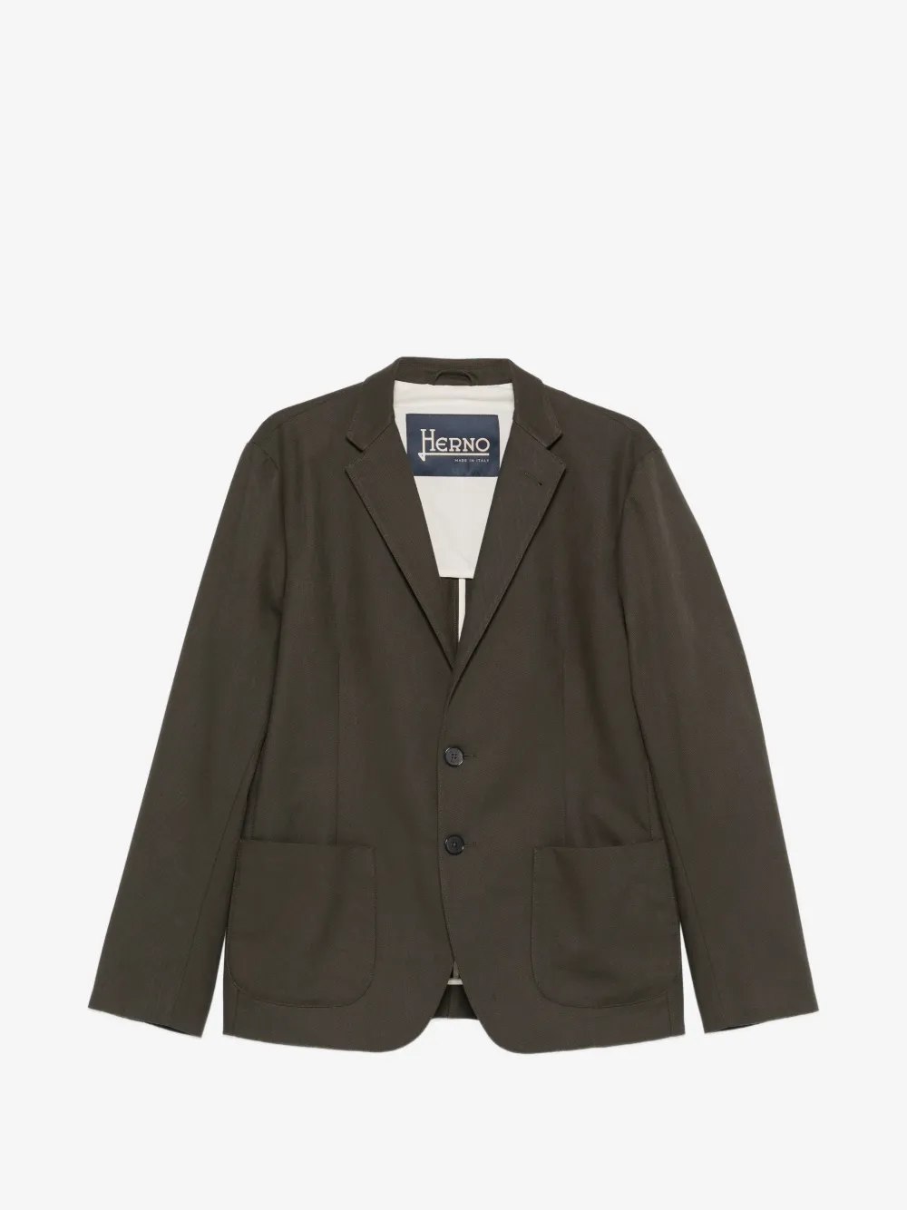 Herno patch-pocket blazer | Green | Image 1