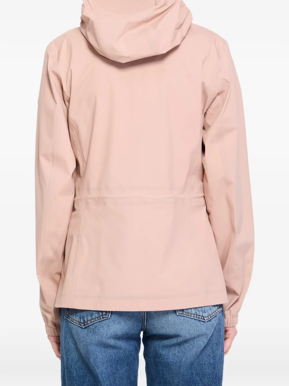 Moncler Grenoble Jack met logodetail en capuchon Roze