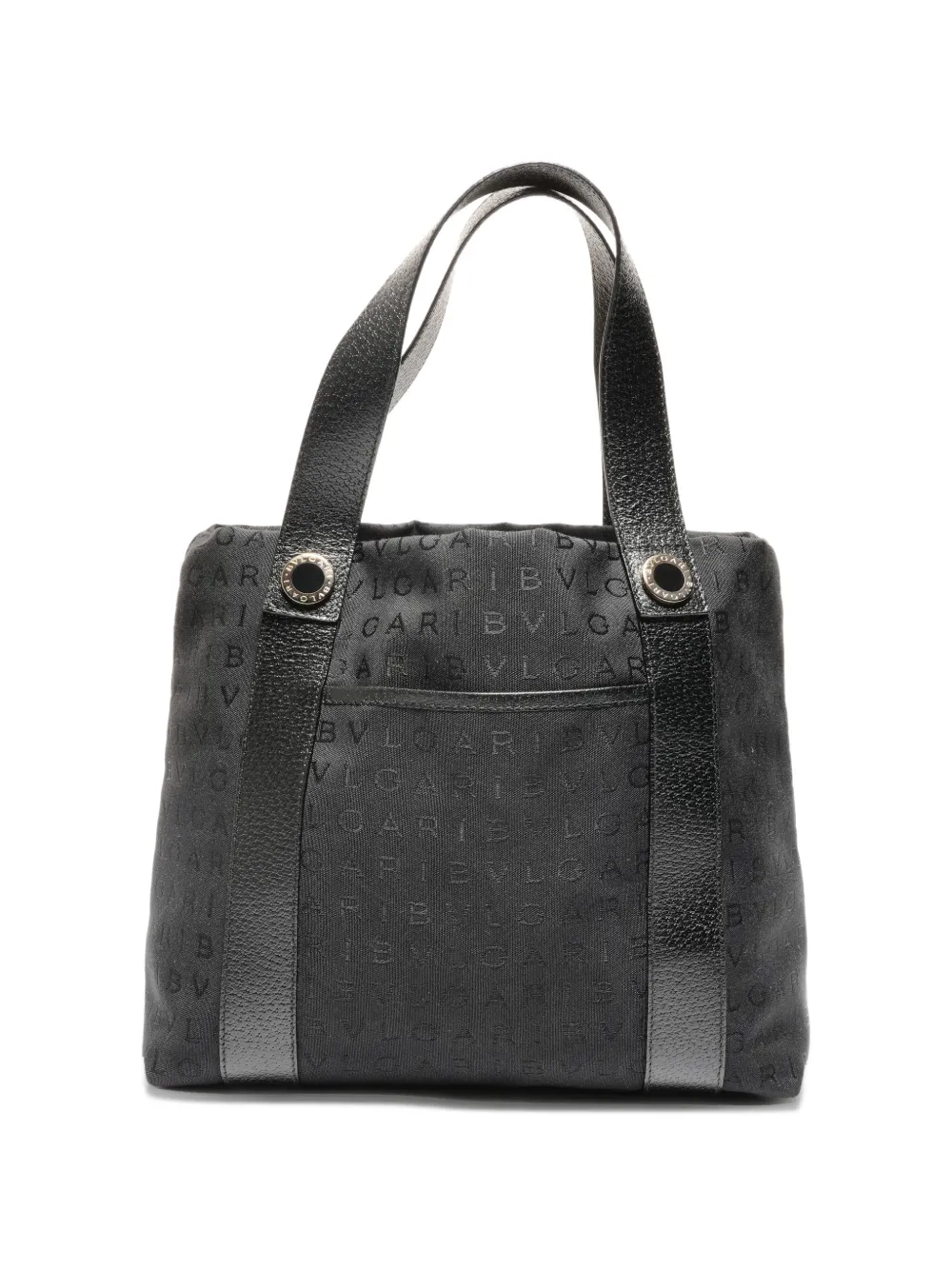 Bvlgari Pre-Owned 2020 logomania canvas shoulder bag - Nero