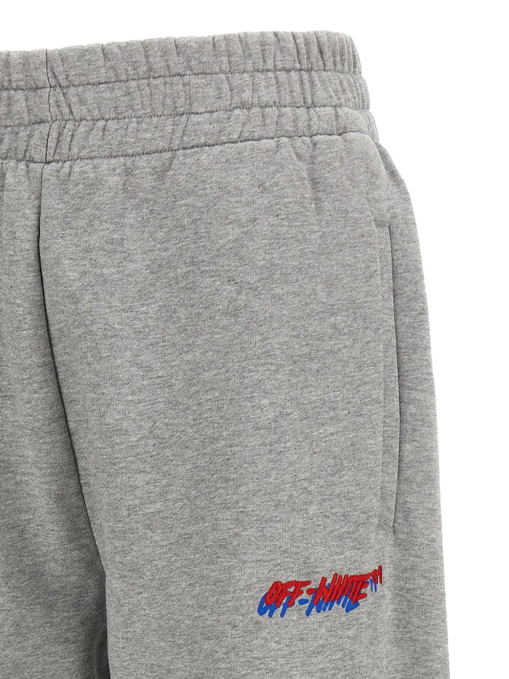 Off-White Trainingsbroek met geborduurd logo Grijs
