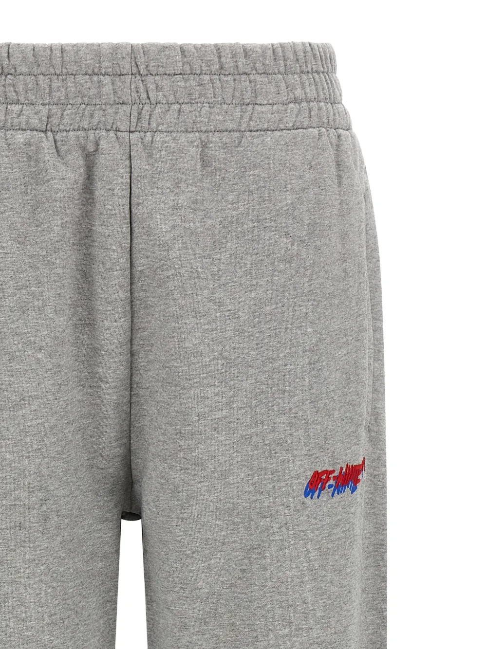 Off-white Logo-embroidery Track Pants - Grey 