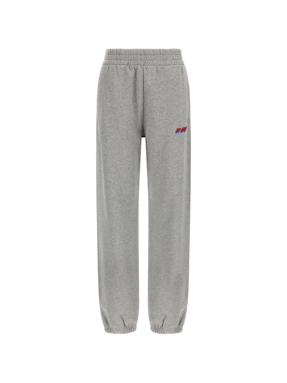 Off-White logo-embroidery track pants - Grigio