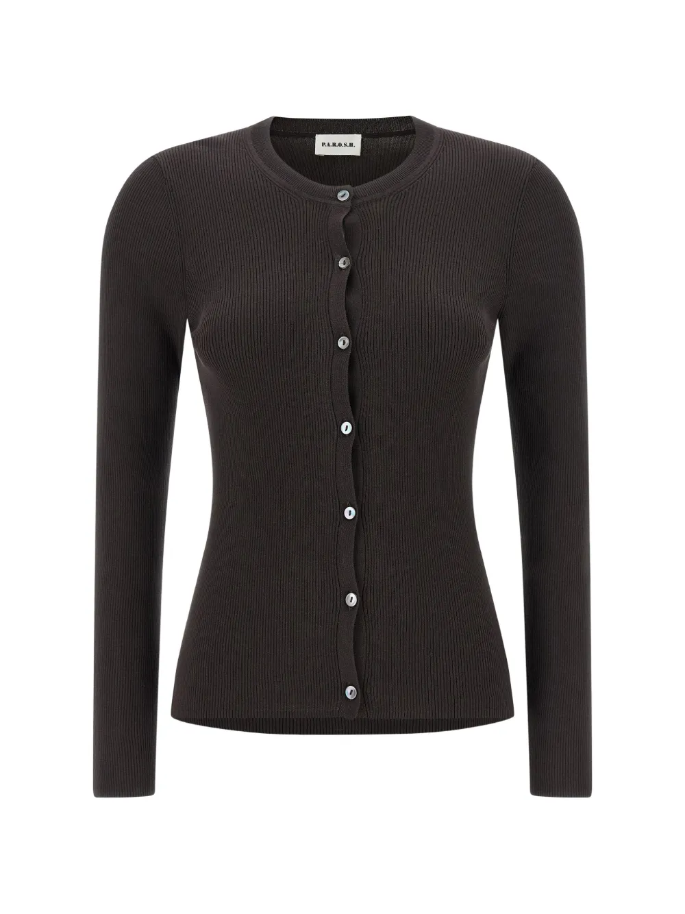 P.A.R.O.S.H. Cardigan Cipria26 - Marrone