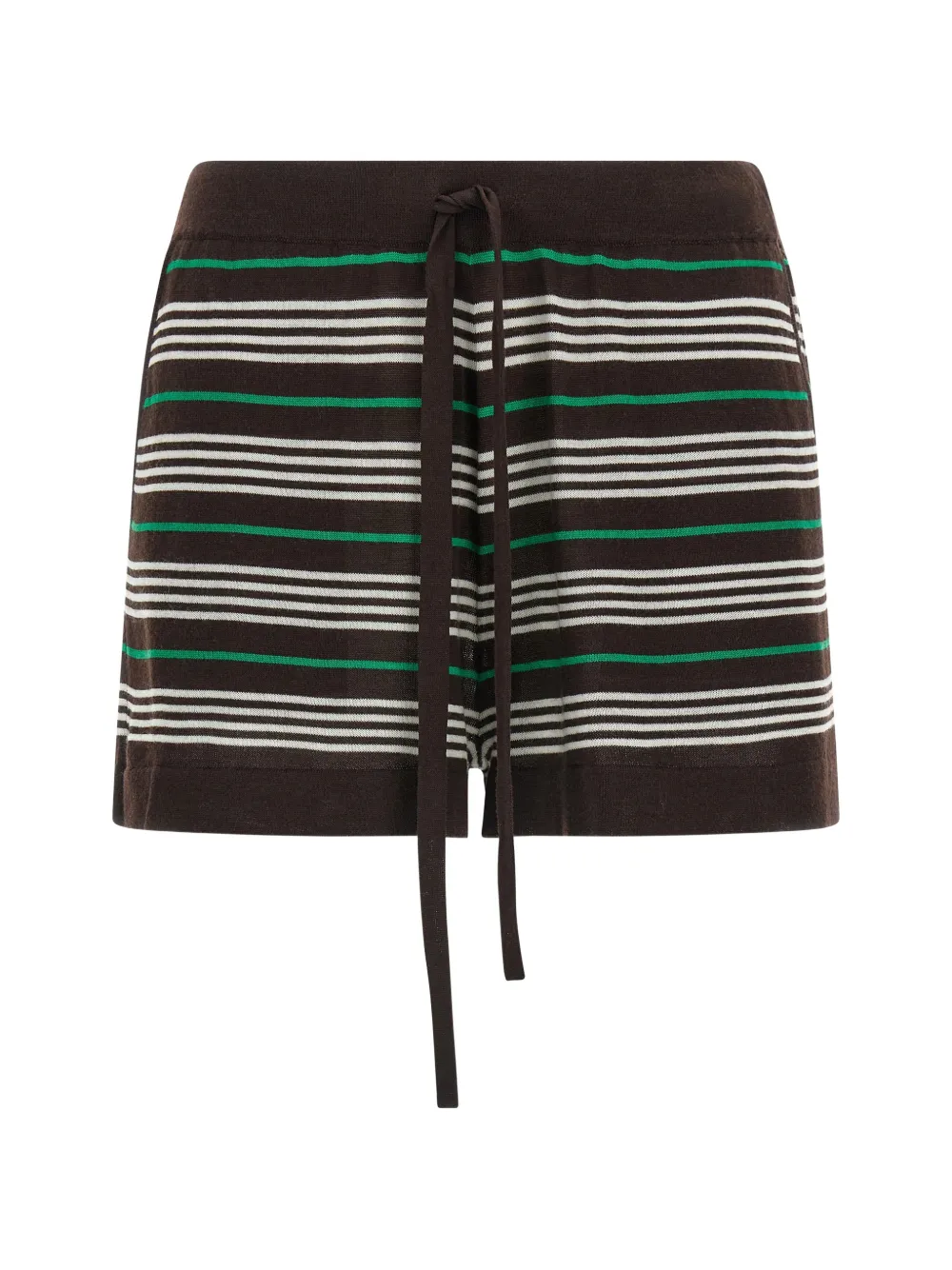 P.A.R.O.S.H. striped drawstring shorts - Marrone