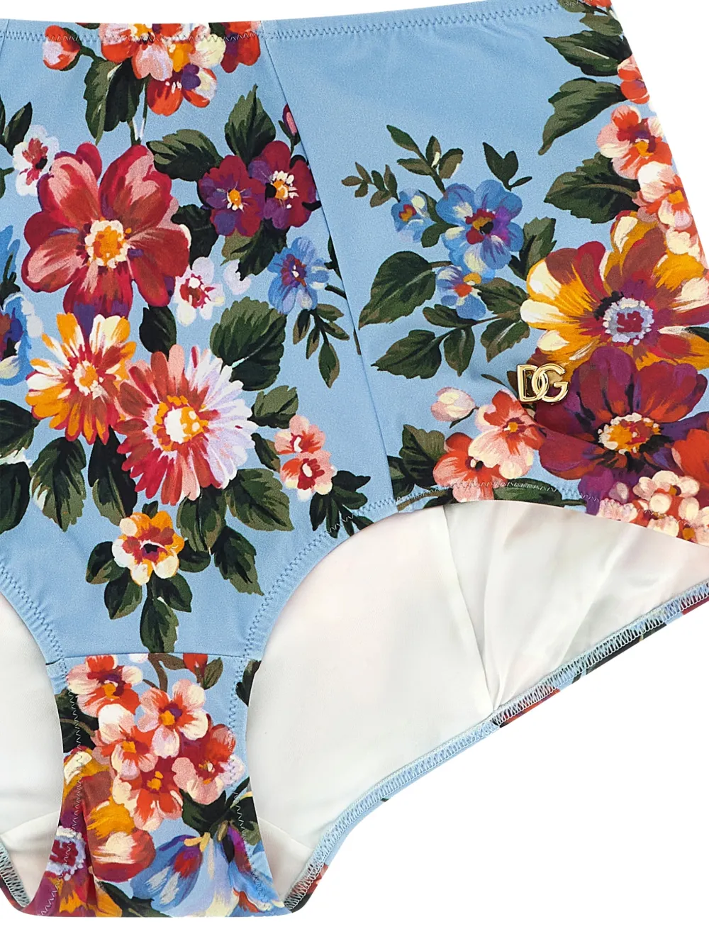 Dolce & Gabbana Bikini met bloemenprint Blauw