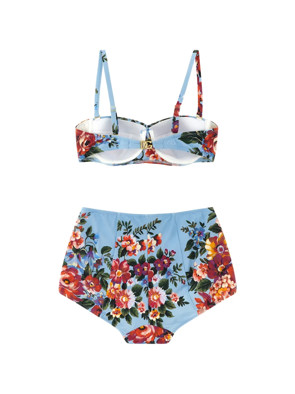 Dolce & Gabbana Bikini met bloemenprint Blauw