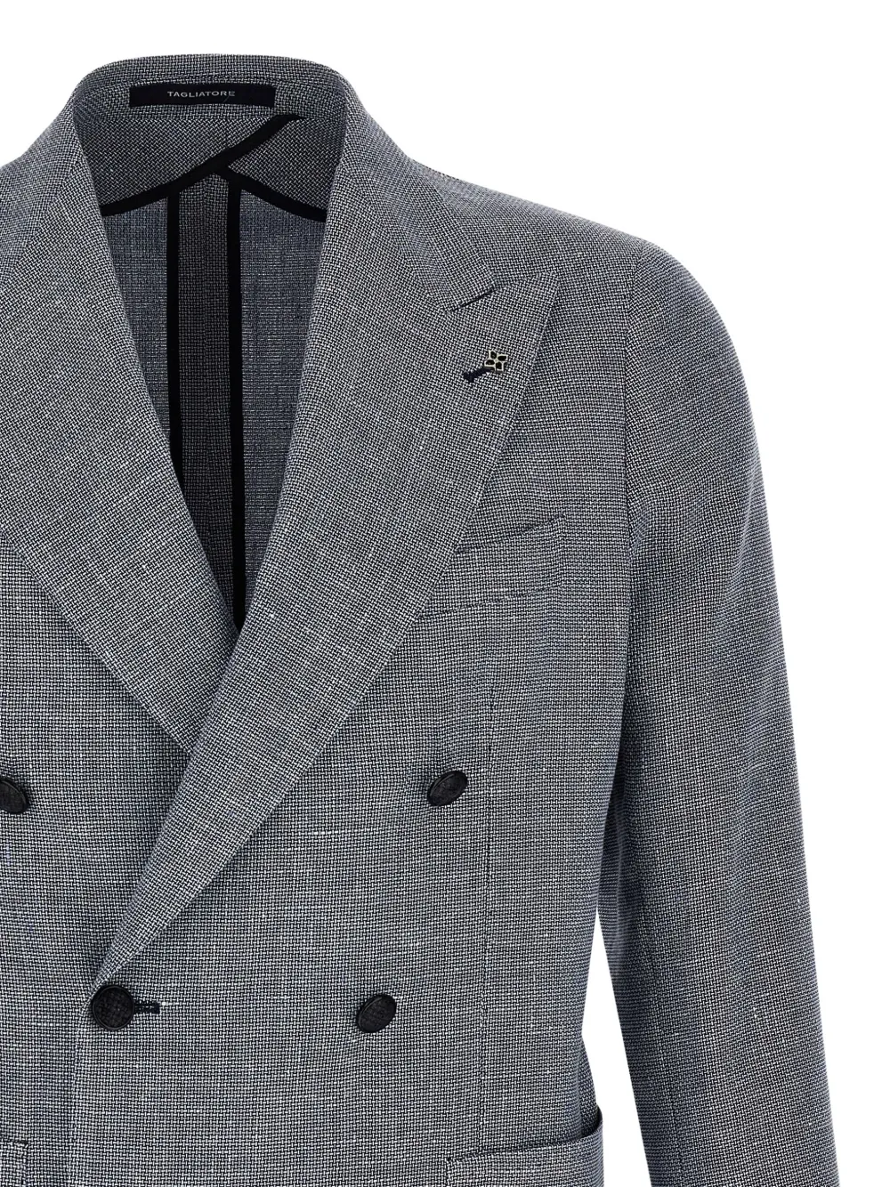 Tagliatore Montecarlo blazer met enkele rij knopen Grijs