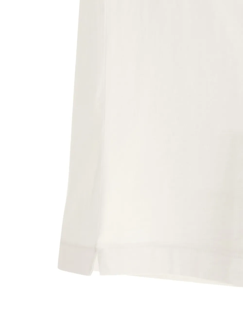 Off-White T-shirt met logo en pijl Beige