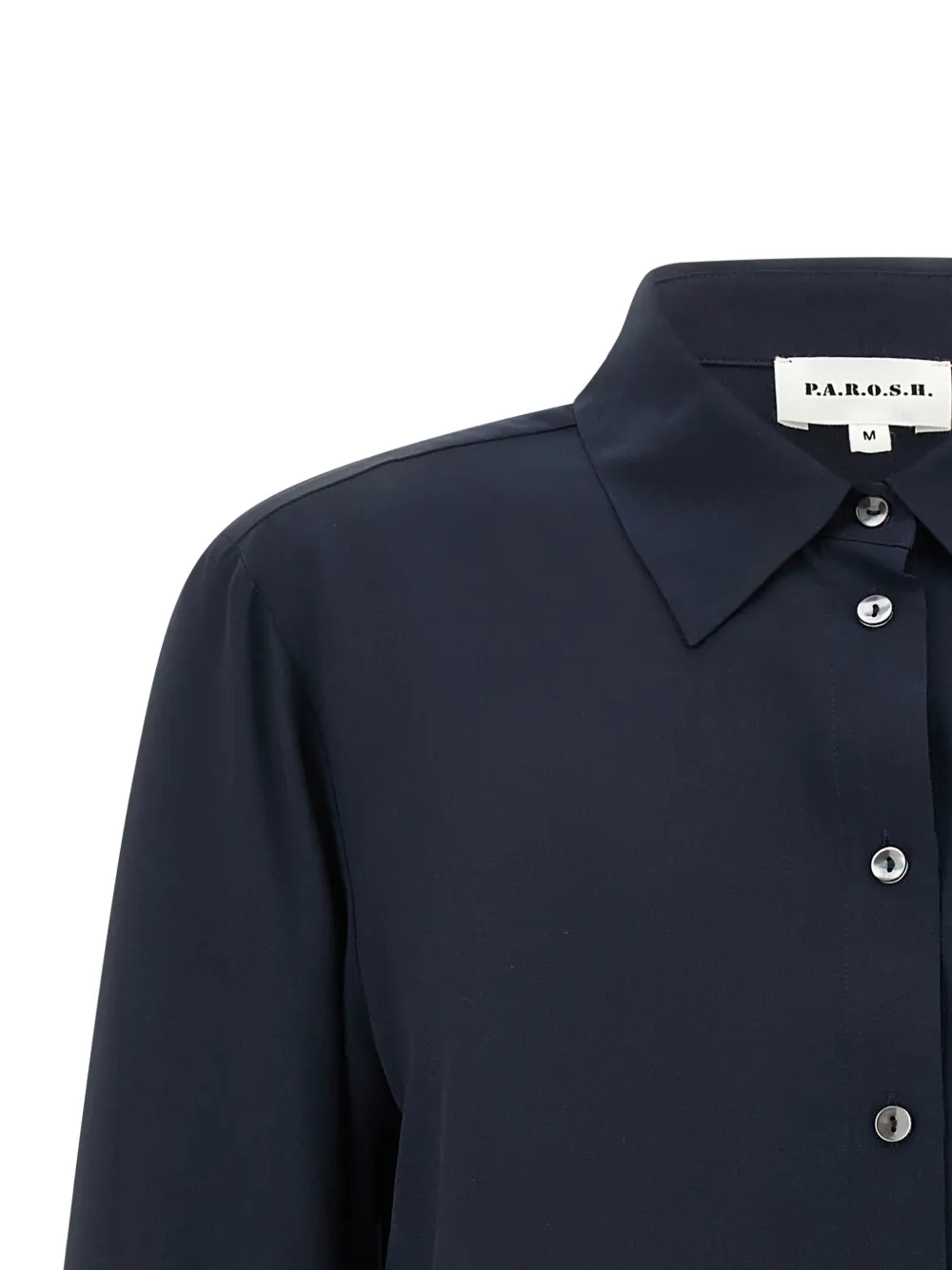  P.a.r.o.s.h. Silk Shirt - Blue 