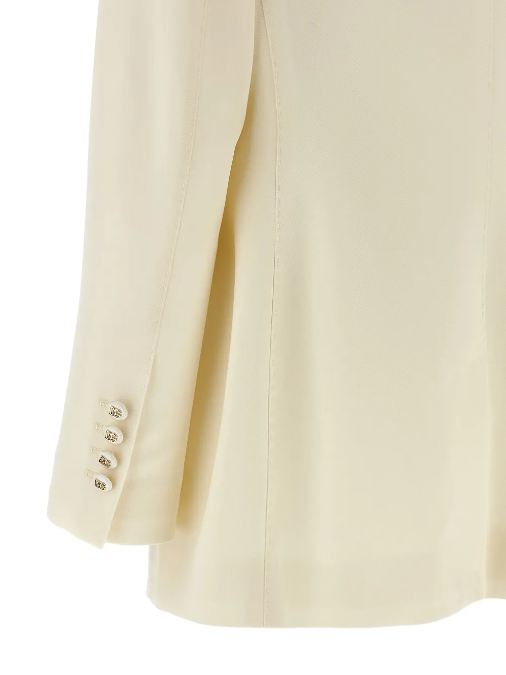Dolce & Gabbana Turlington blazer met enkele rij knopen Beige