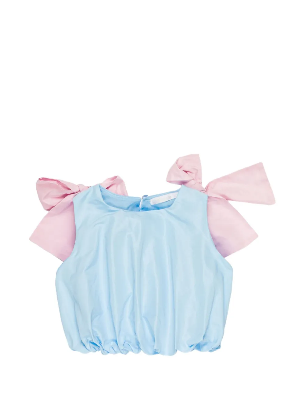 Miss Grant Kids bow-detail top - Blu