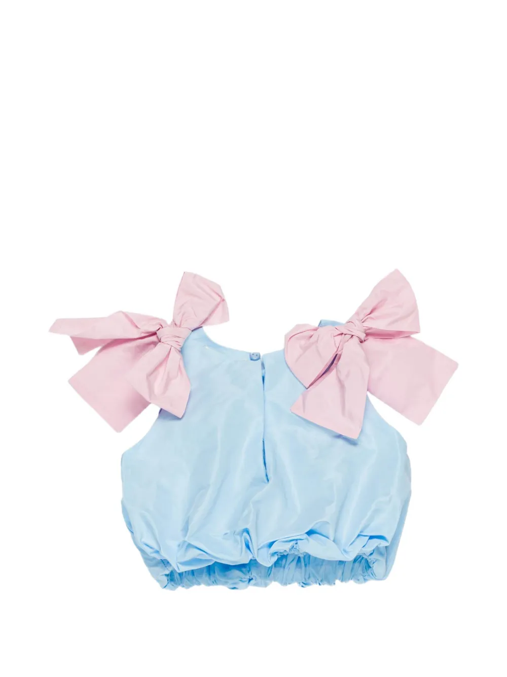 Miss Grant Kids Top met strik Blauw