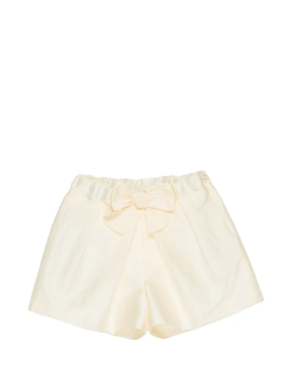 Miss Grant Kids bow-detail shorts - Toni neutri