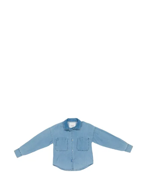Miss Grant Kids camisa de mezclilla