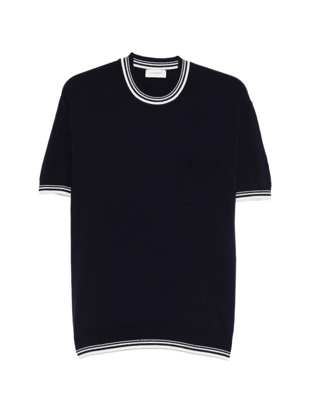 Paolo Pecora striped pocket T-shirt - Blu