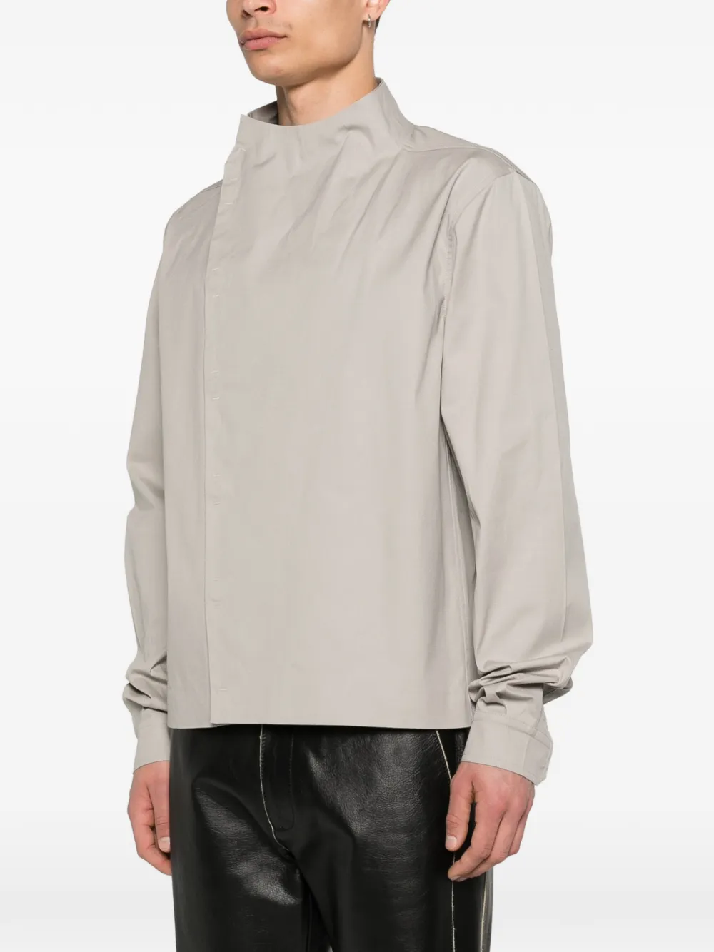 Rick Owens Trainingsjack met hoge hals Beige