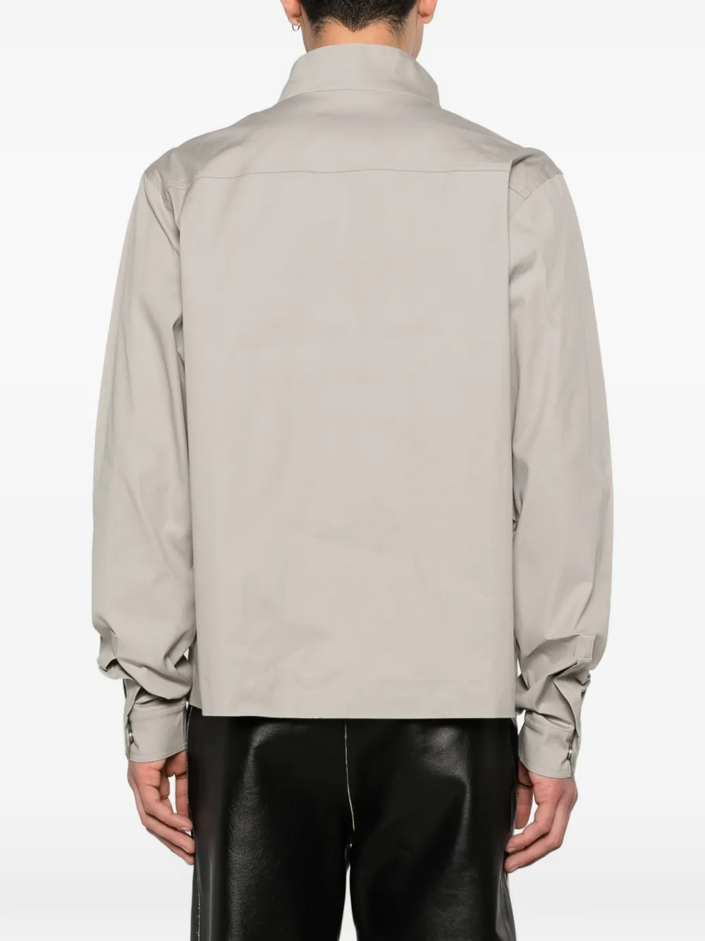 Rick Owens Trainingsjack met hoge hals Beige