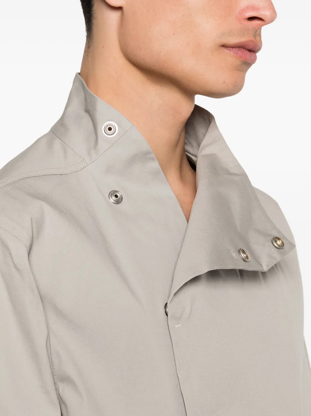 Rick Owens Trainingsjack met hoge hals Beige