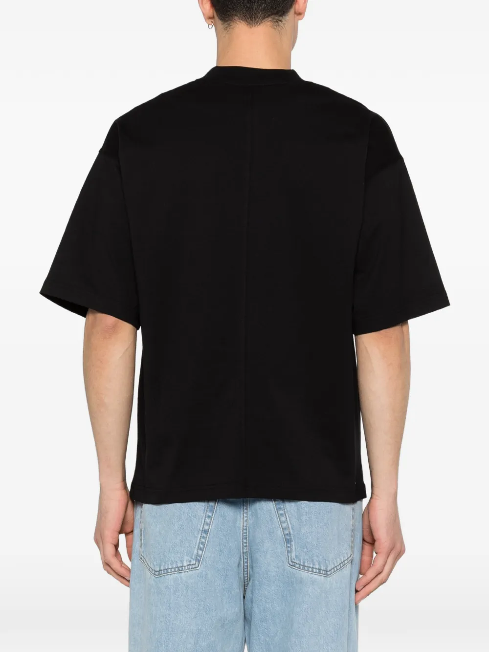 Paolo Pecora T-shirt met ronde hals Zwart