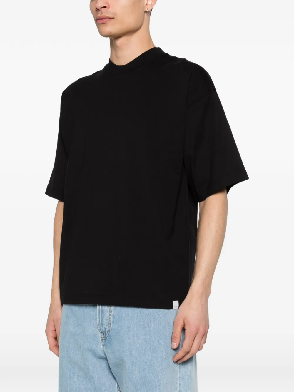 Paolo Pecora T-shirt met ronde hals Zwart
