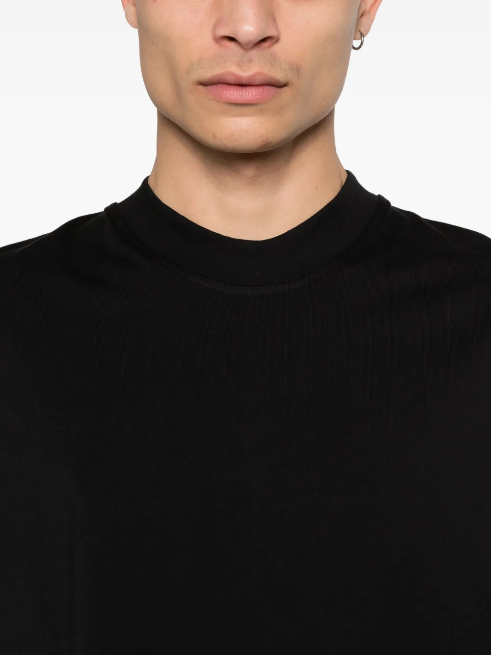 Paolo Pecora T-shirt met ronde hals Zwart
