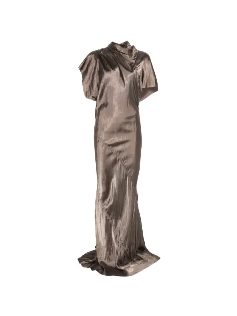 Rick Owens short-sleeve draped-design maxi dress
