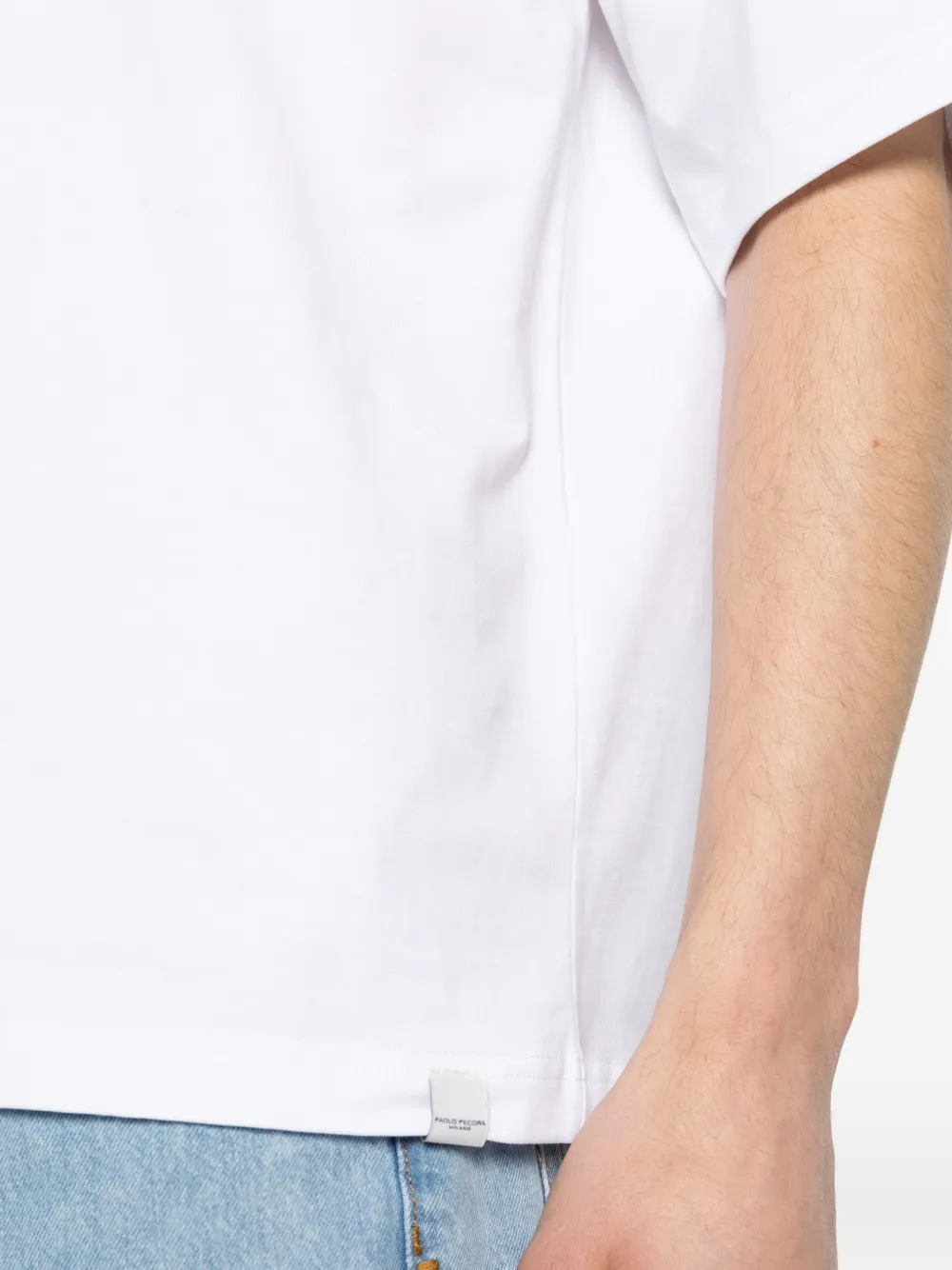 Paolo Pecora T-shirt met ronde hals Wit