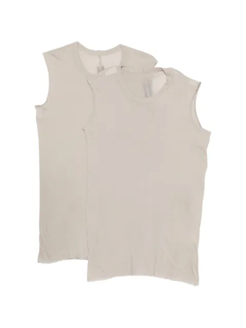Rick Owens semi-sheer tank top (set of two)