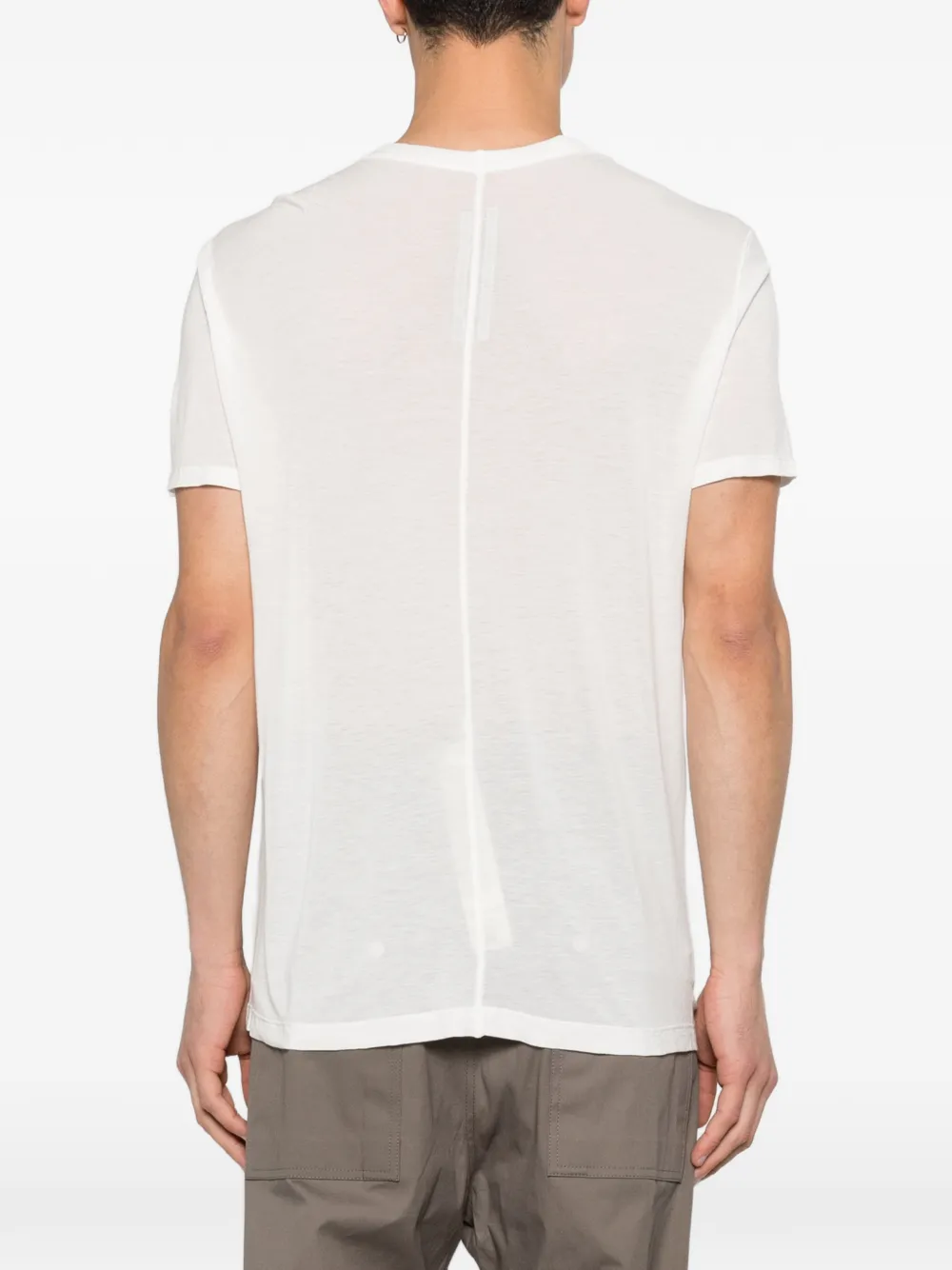 Rick Owens T-shirt met ronde hals Beige