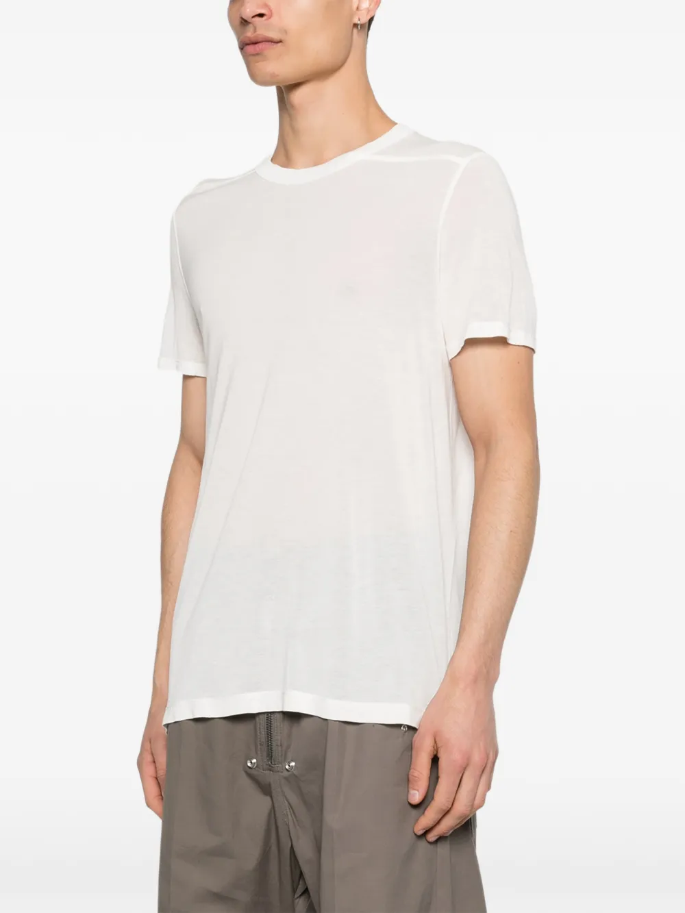  Rick Owens Level Crew-neck T-shirt - Neutrals 