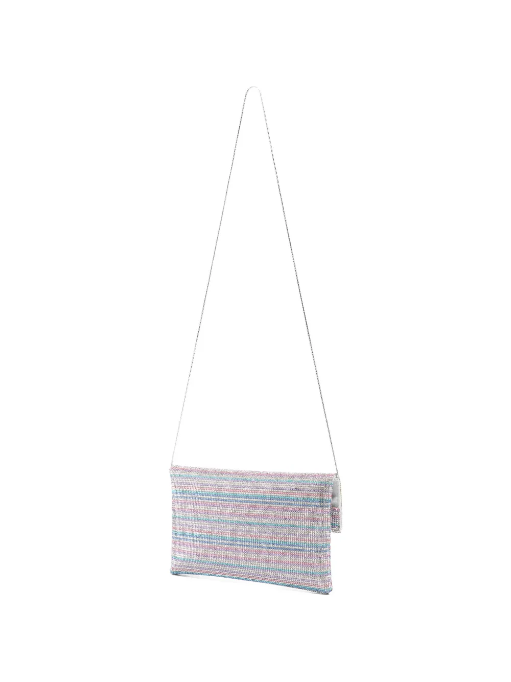  Twenty Fourhaitch Nyalis Embellished Clutch Bag - Silver 