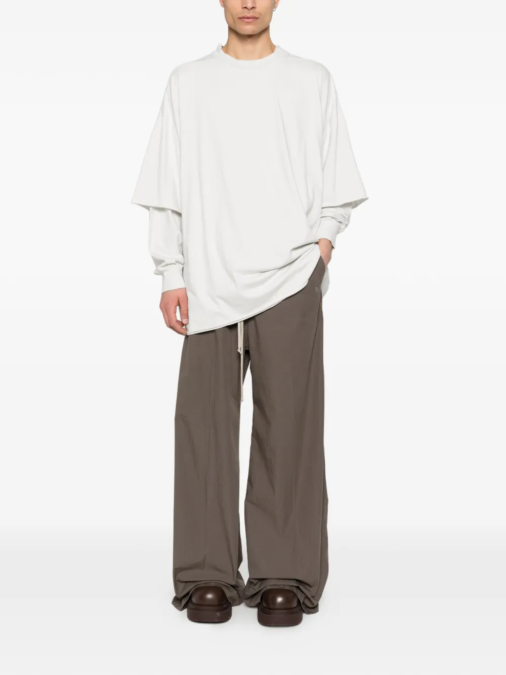 Rick Owens DRKSHDW Geth Belas jeans met rits Bruin