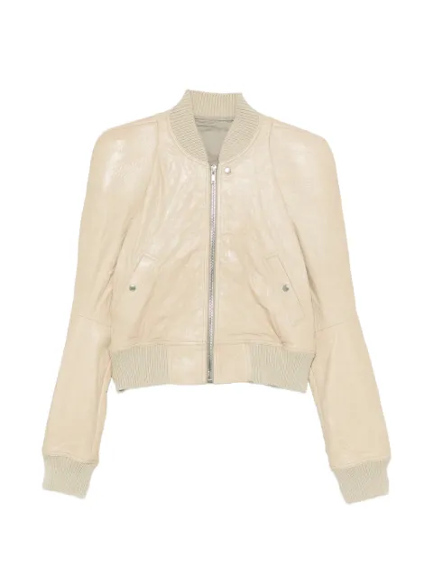 Rick Owens rib-trim bomber jacket