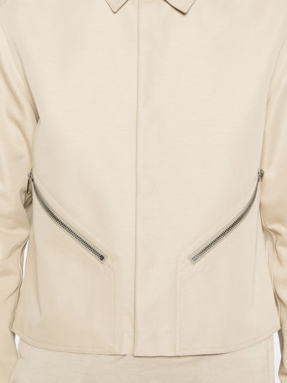 Rick Owens Jack met rits Beige