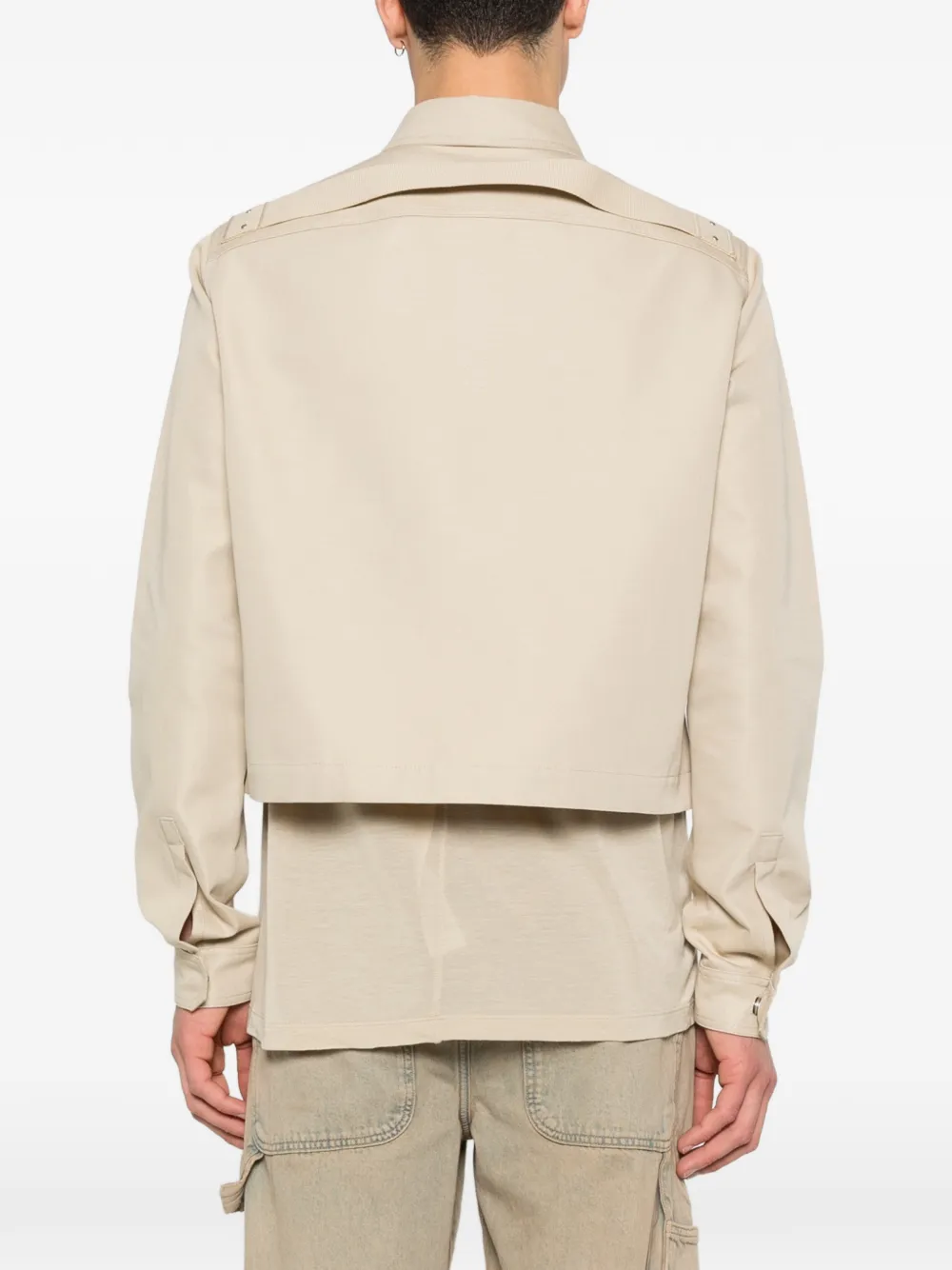 Rick Owens Jack met rits Beige