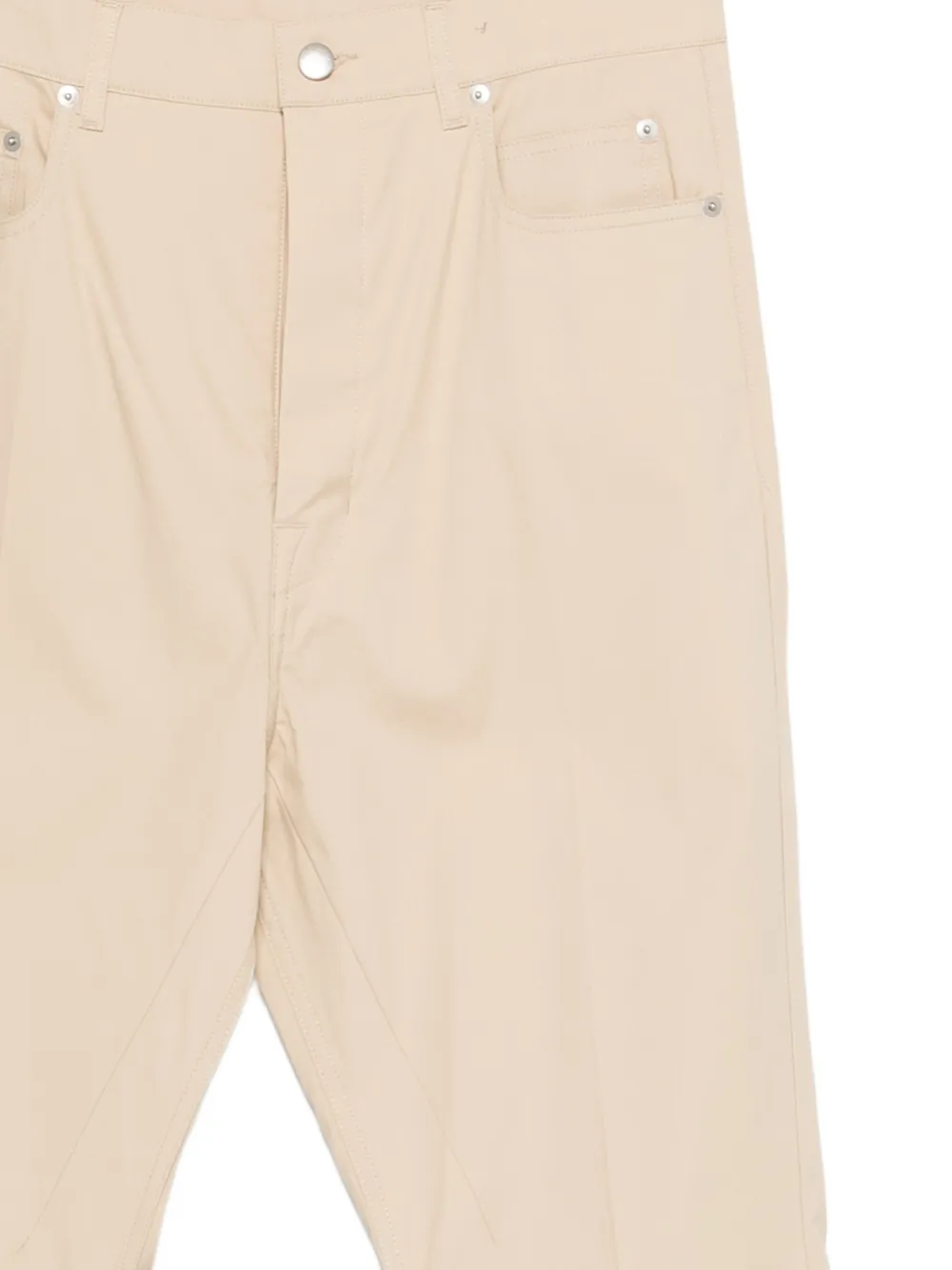 Rick Owens Bolan flared jeans met rits Beige