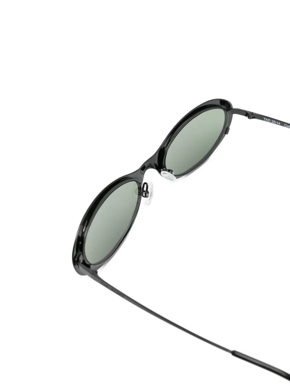  Our Legacy Tad Oval-frame Sunglasses - Black 