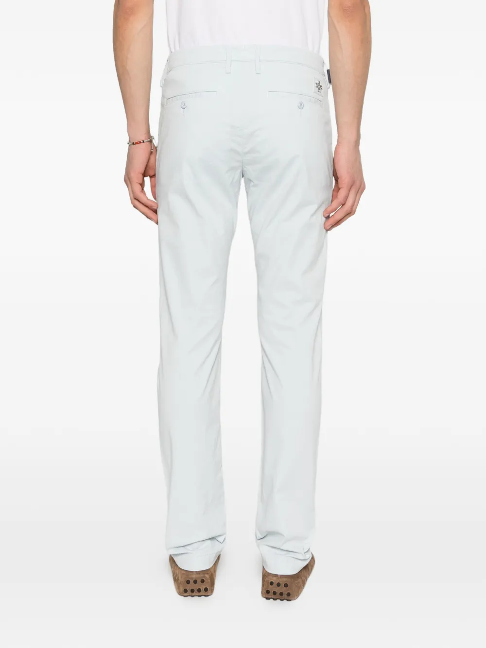 Jacob Cohën Broek met knoopsluiting Blauw