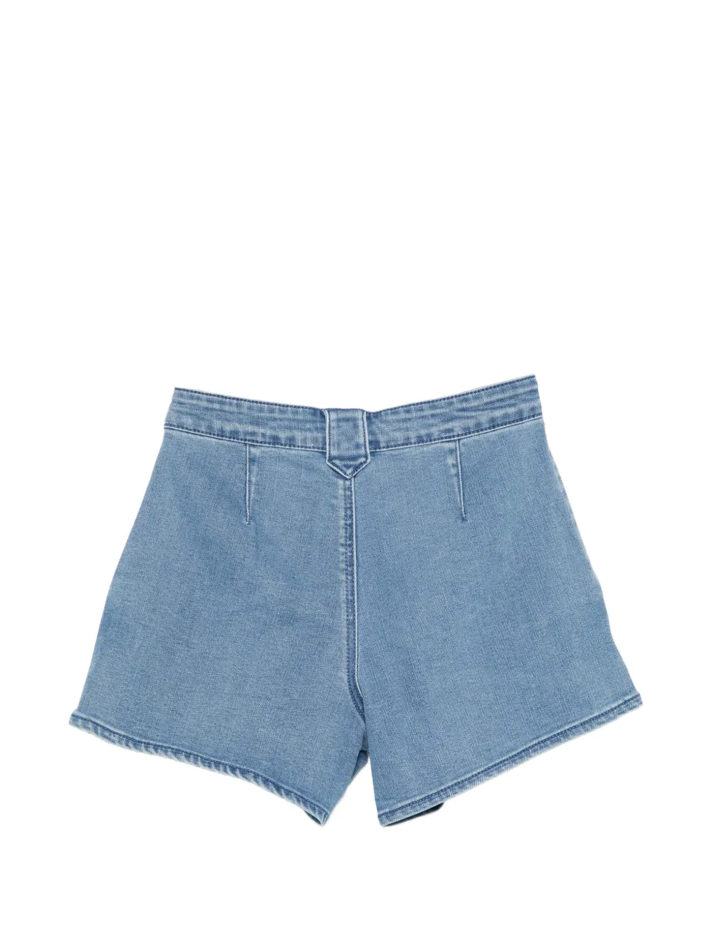 TWINSET Kids Spijkershorts met knopen Blauw