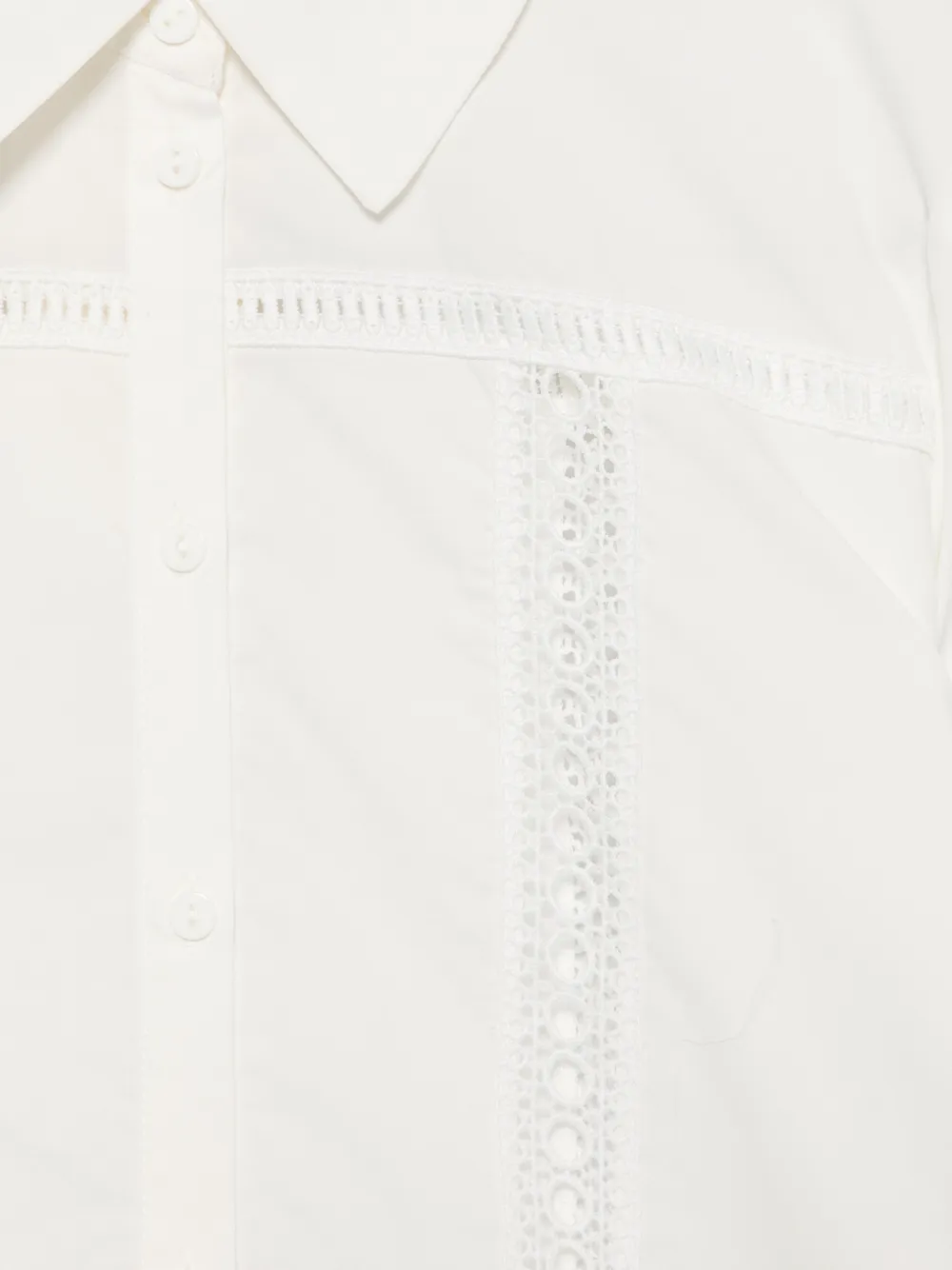 TWINSET Kids Shirt met kanten afwerking Beige