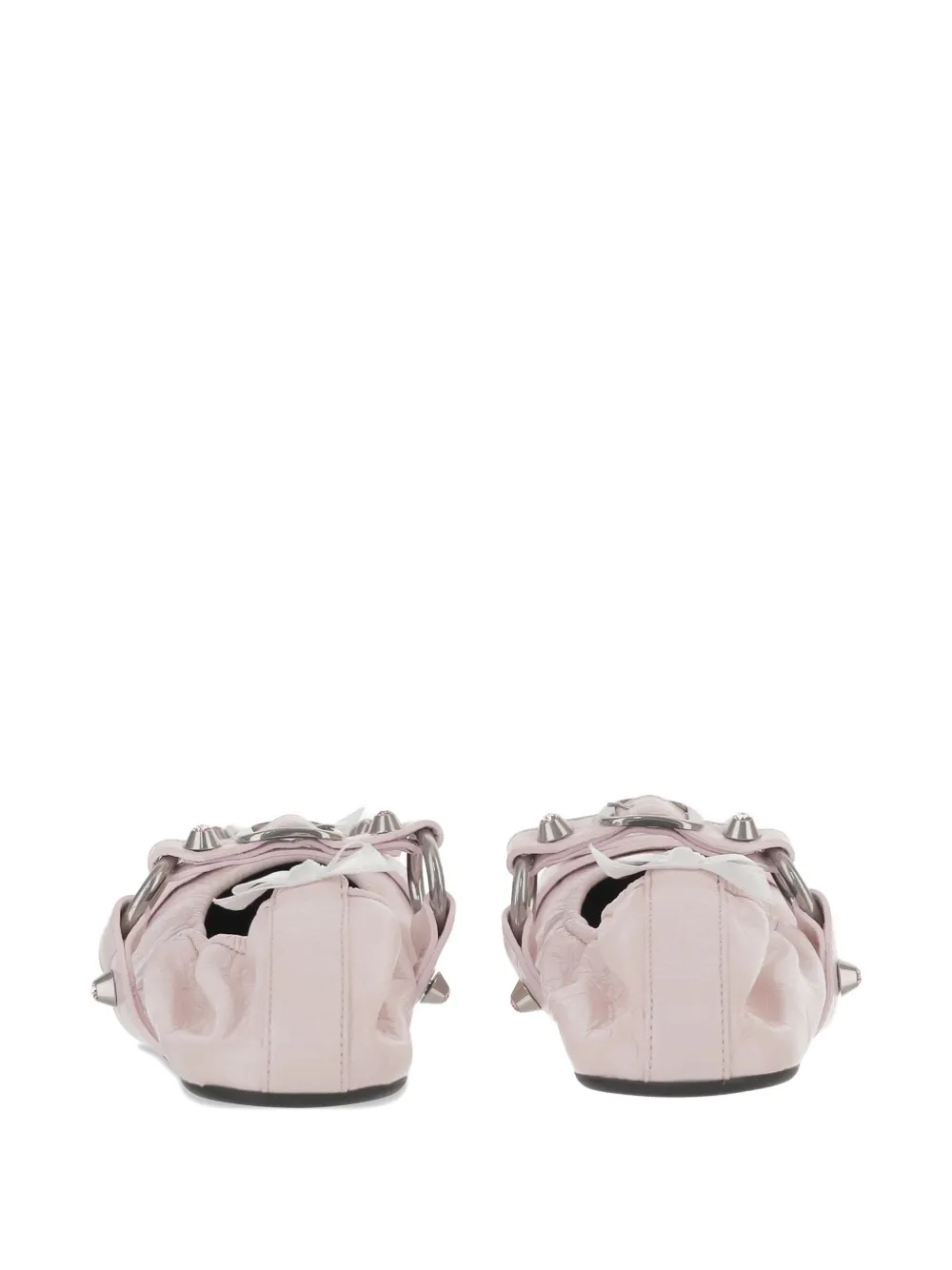 Balenciaga City ballerina's met ring gesp Roze