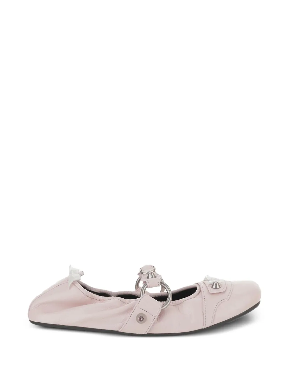 Balenciaga City ring buckle ballet flats - Rosa
