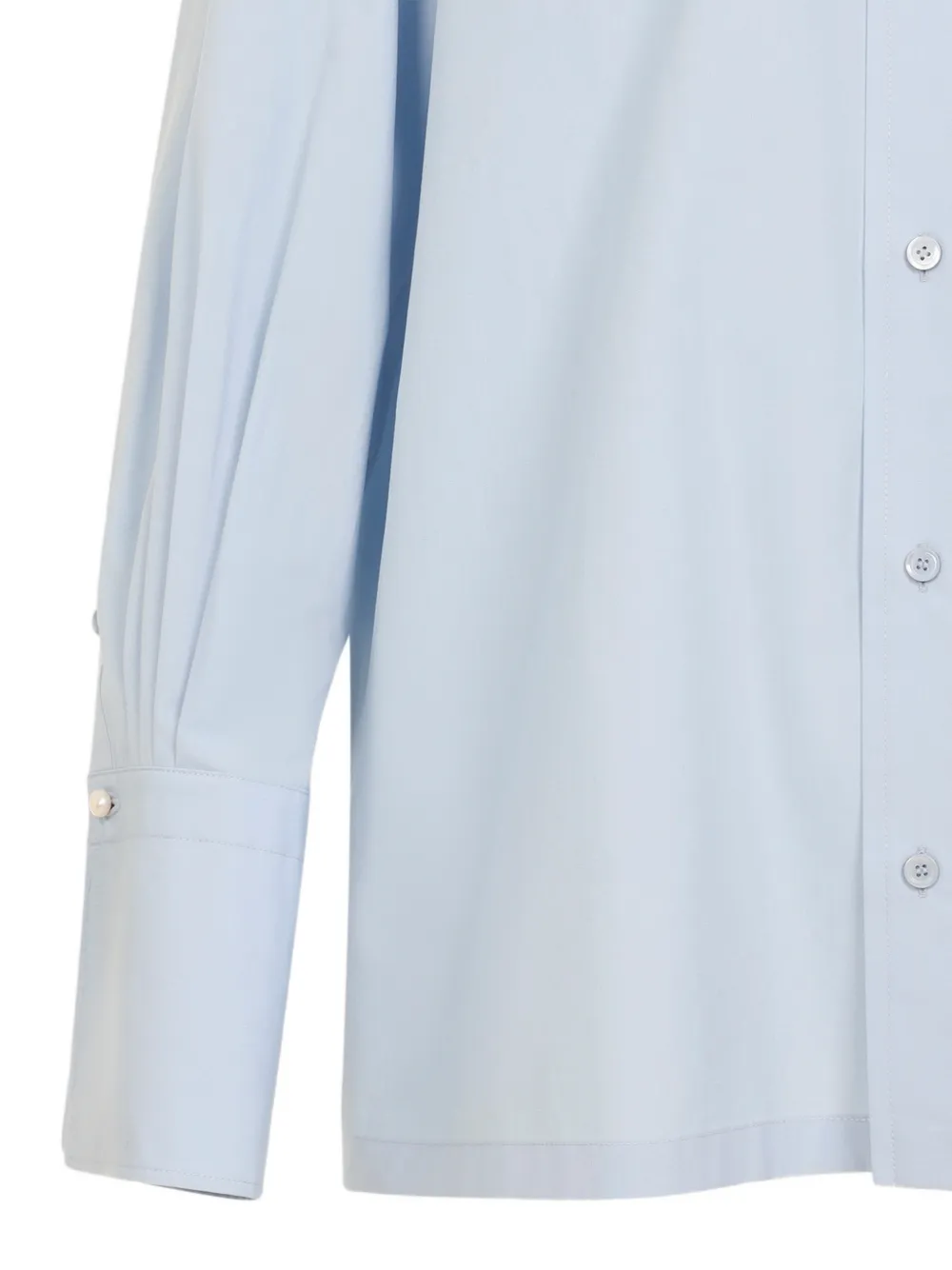  Carven Long-sleeve Collared Shirt - Blue 