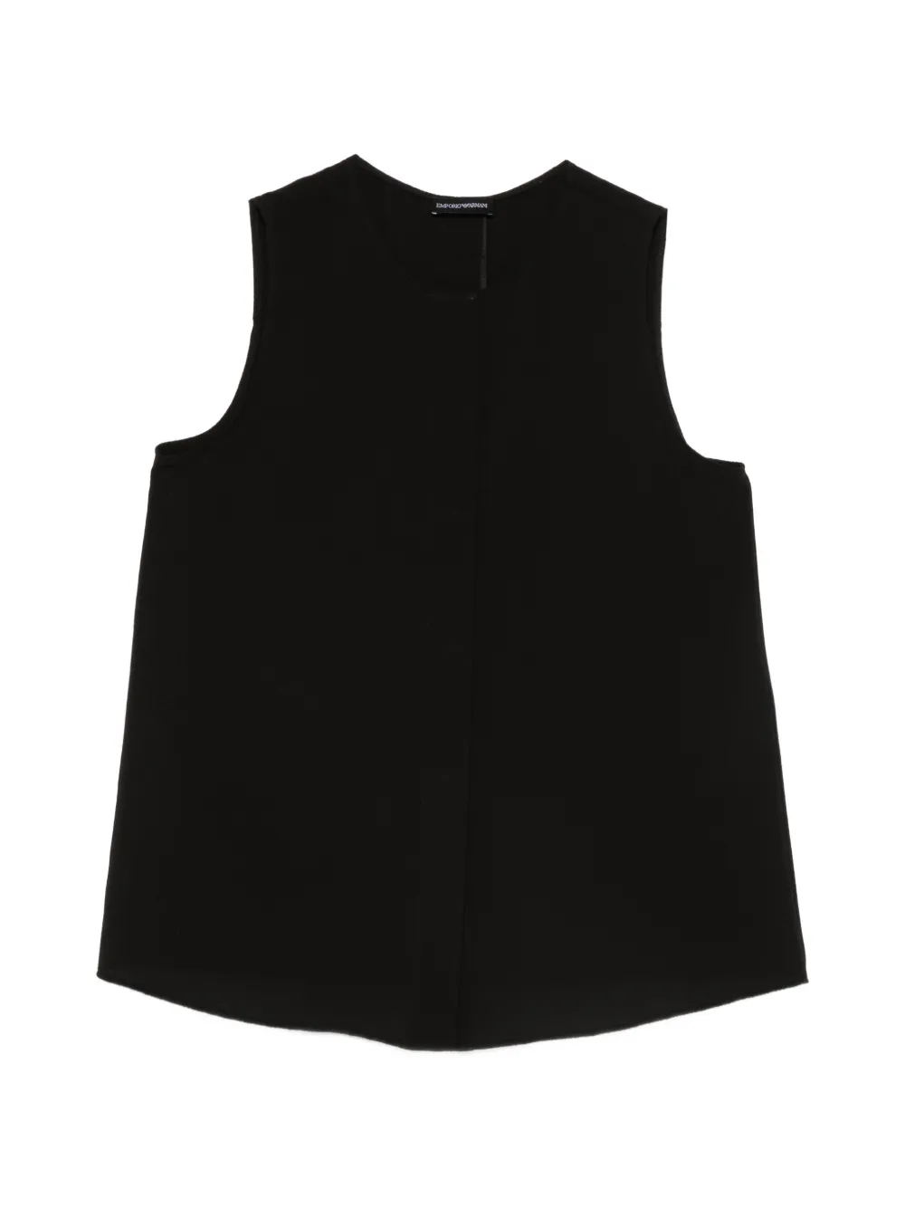 Emporio Armani Blusa smanicata - Nero