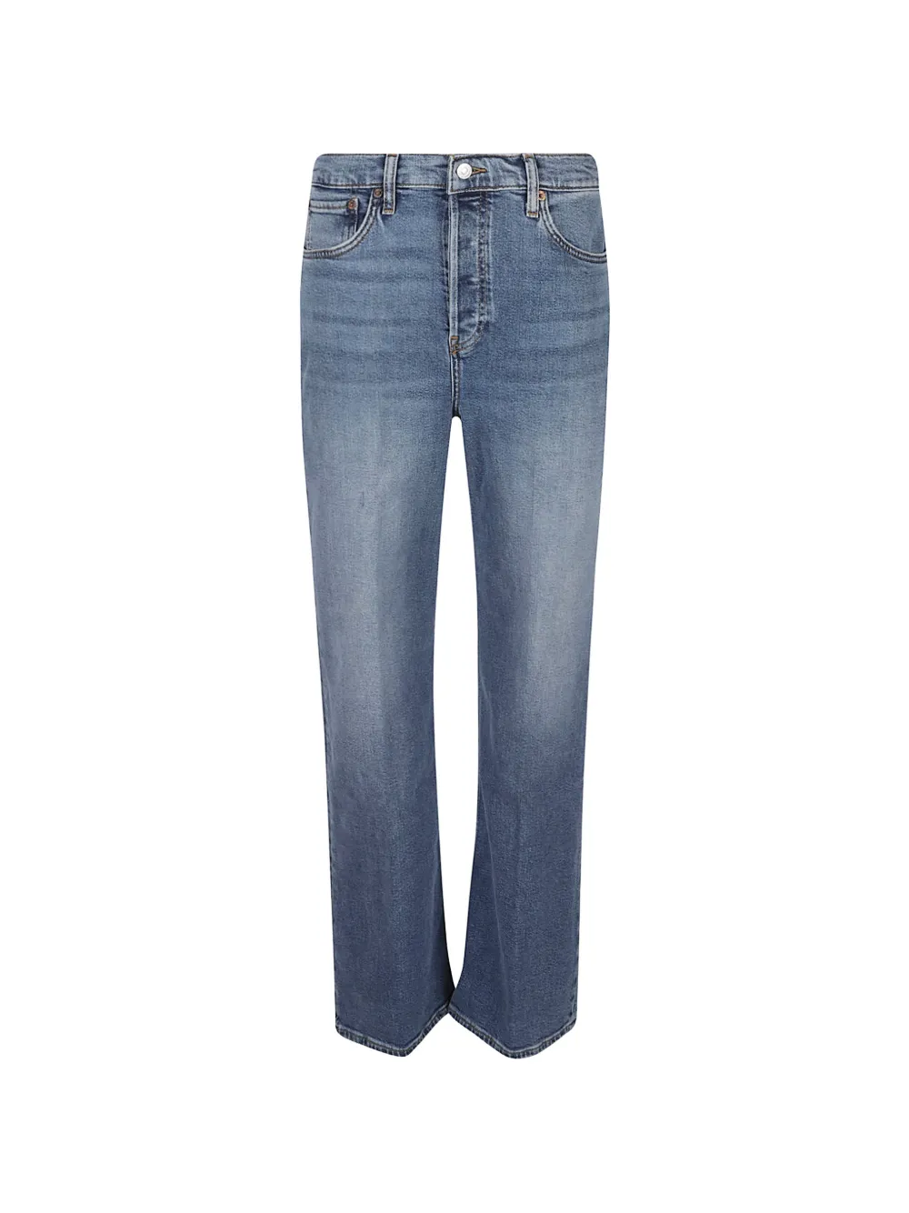 RE/DONE five-pocket panelled jeans - Blu