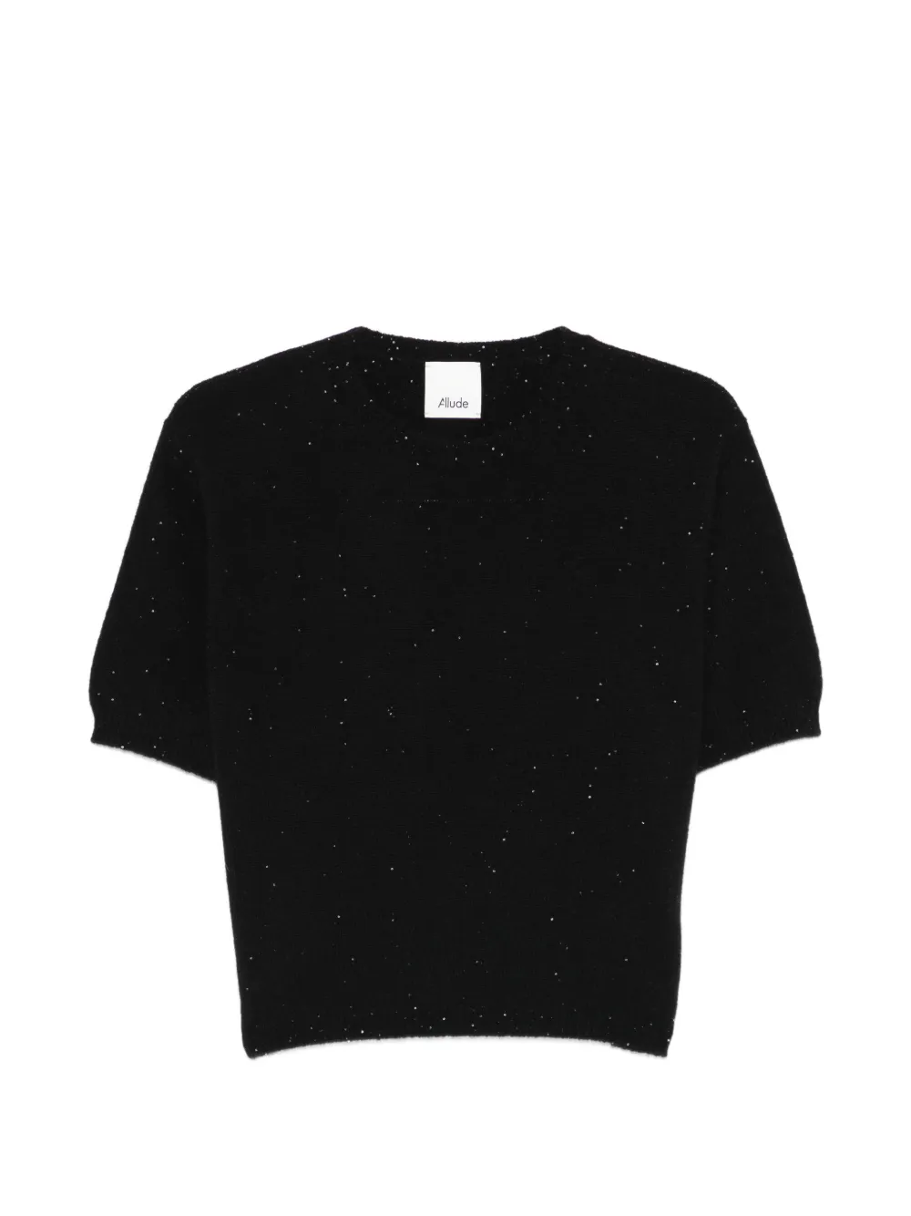 Allude T-shirt girocollo - Nero