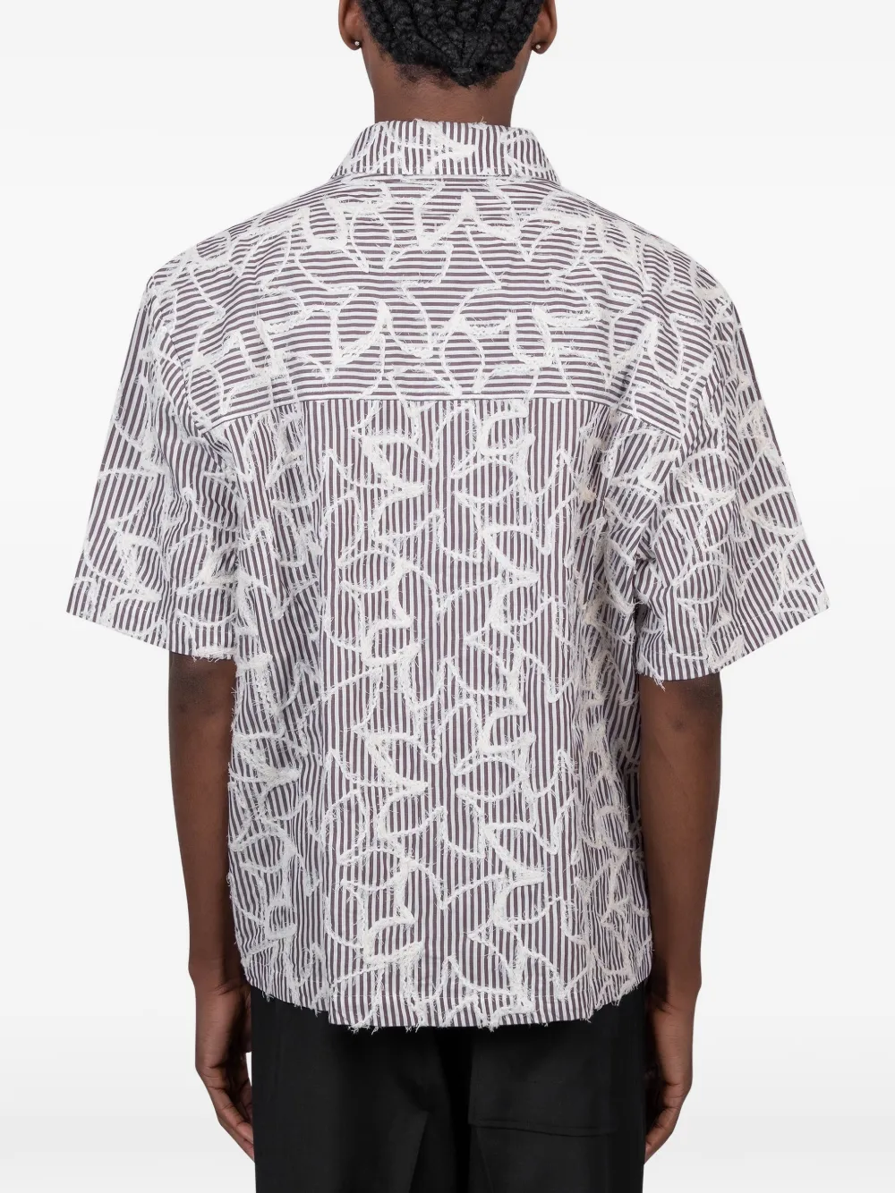  Séfr Striped Dayot Shirt - Grey 
