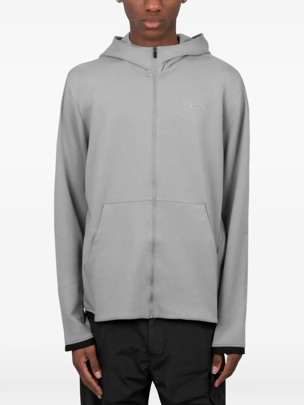 Oakley Felpa Edge Force FZ con cappuccio - Grigio
